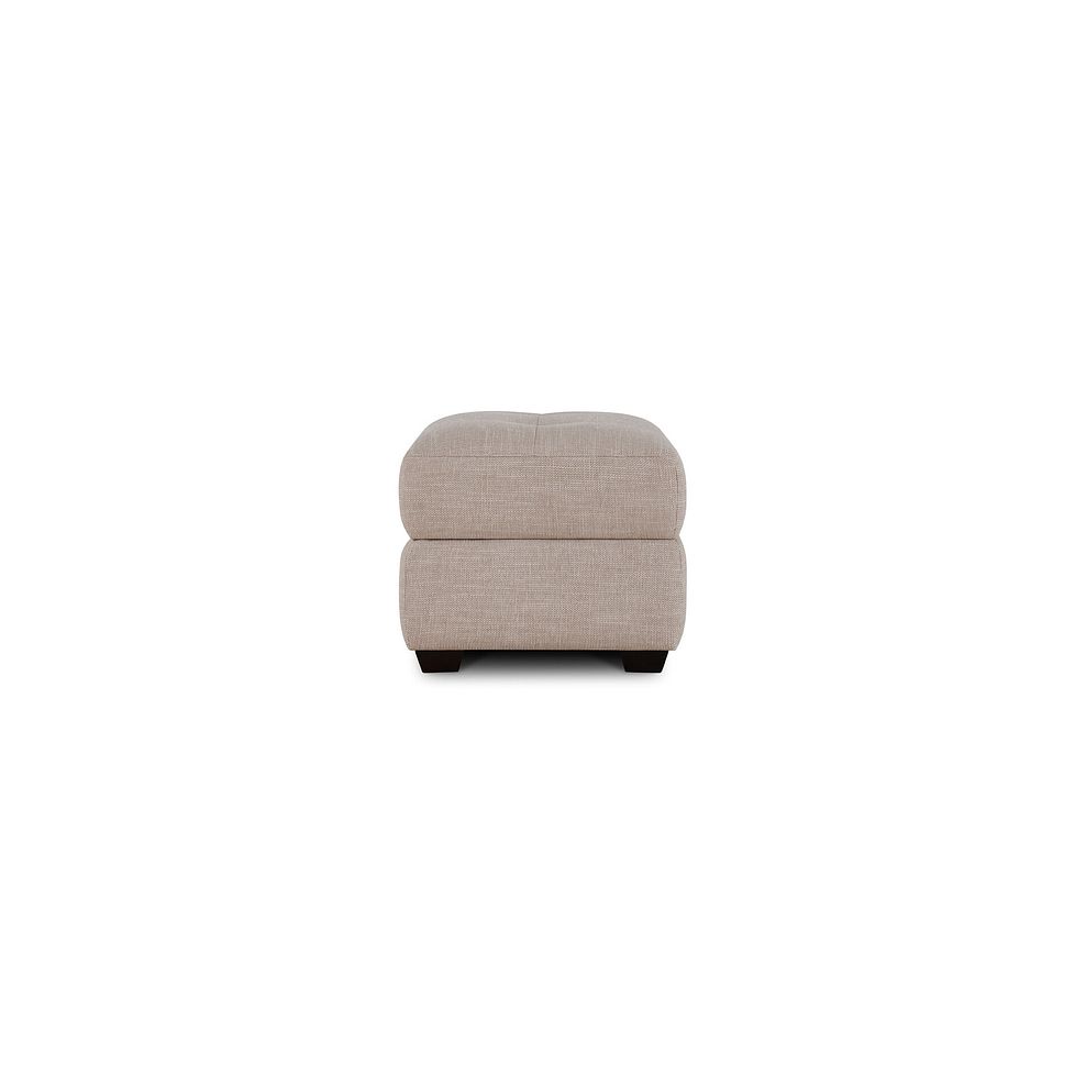 Turin Storage Footstool in Piero Clay Fabric 6