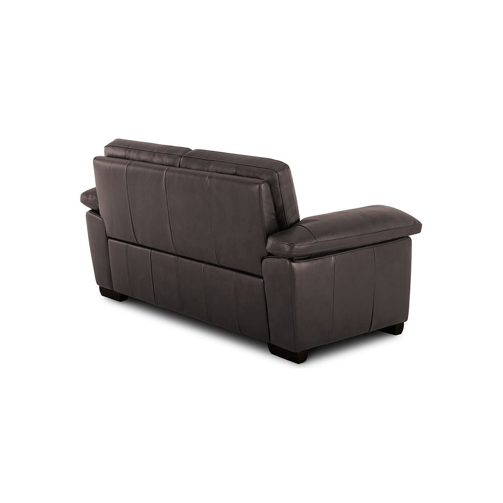 Turin 2 Seater Sofa in Dark Grey Leather 3