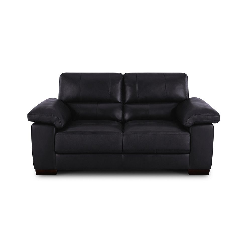 Turin 2 Seater Sofa in Slate Leather 2