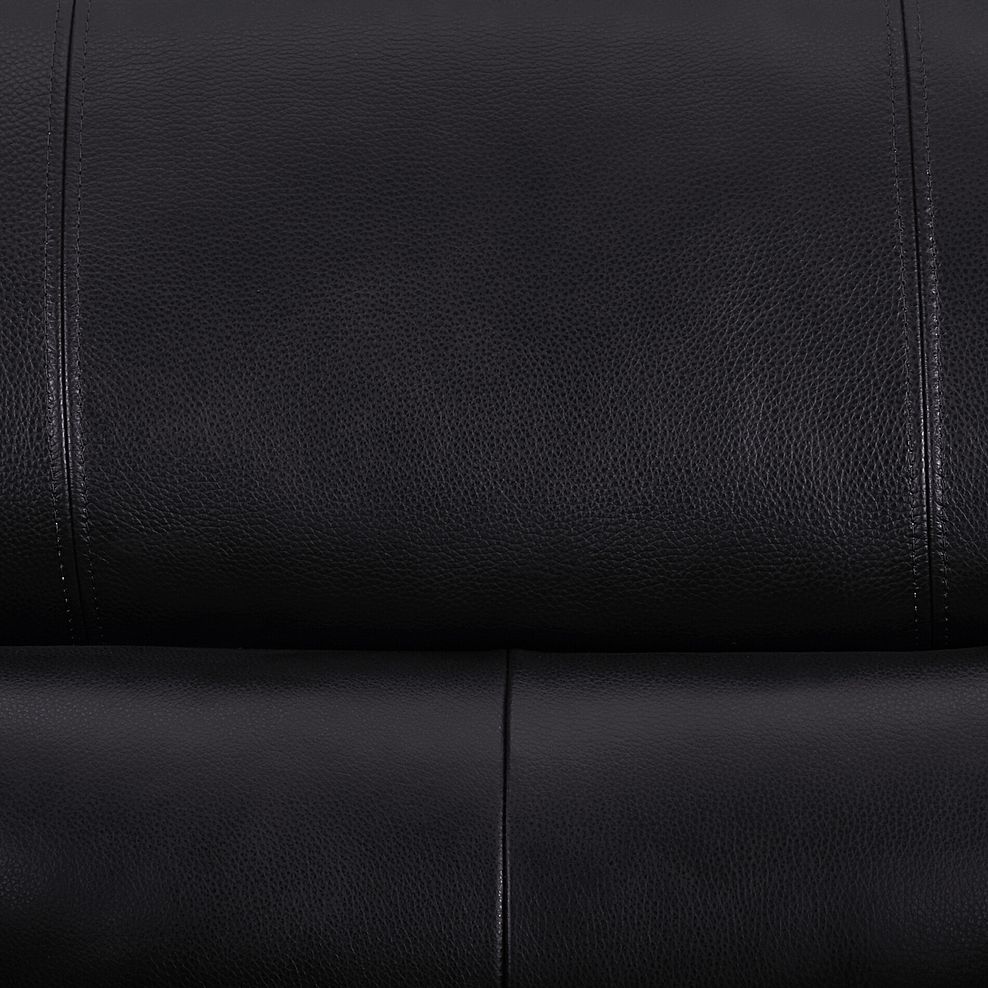 Turin 2 Seater Sofa in Slate Leather 8