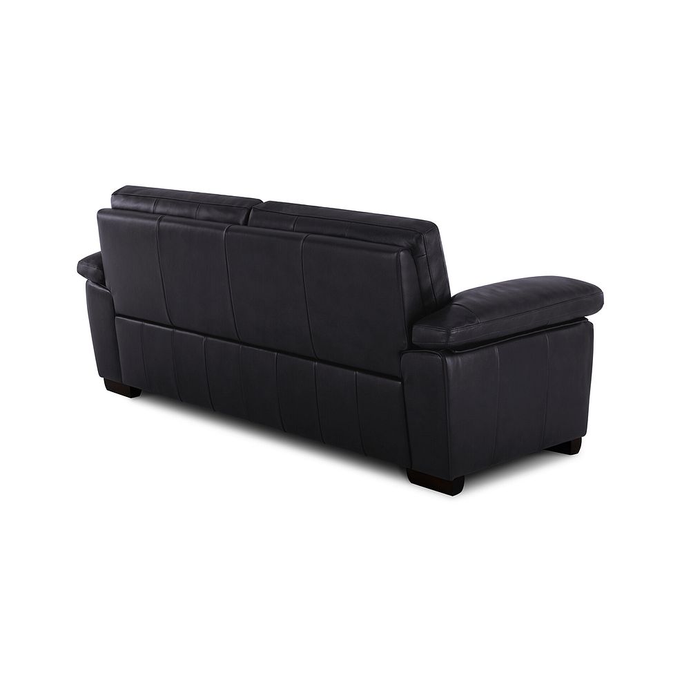 Turin 3 Seater Sofa in Slate Leather 3