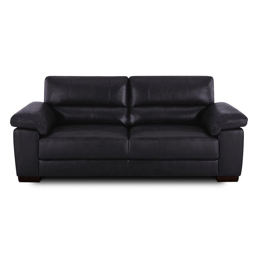 Turin 3 Seater Sofa in Slate Leather 2