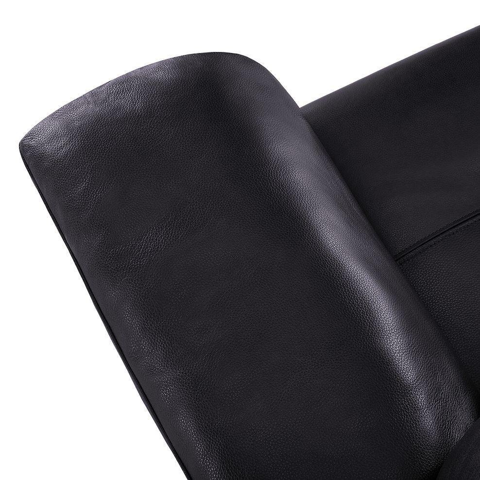 Turin 3 Seater Sofa in Slate Leather 6