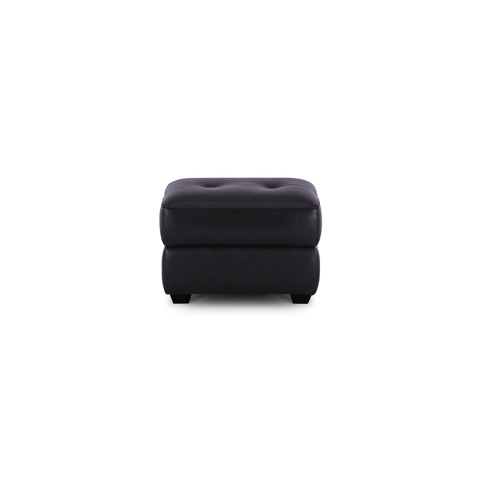 Turin Storage Footstool in Slate Leather Thumbnail 2