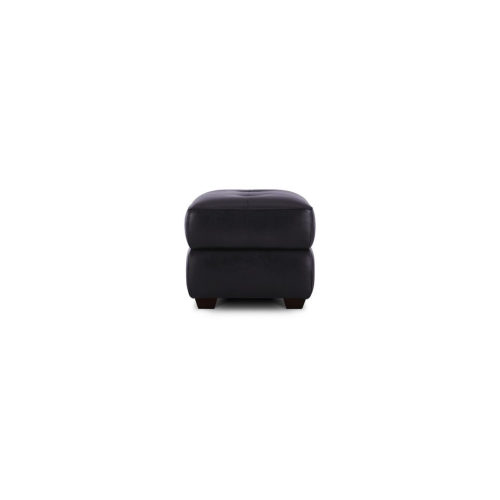 Turin Storage Footstool in Slate Leather Thumbnail 4
