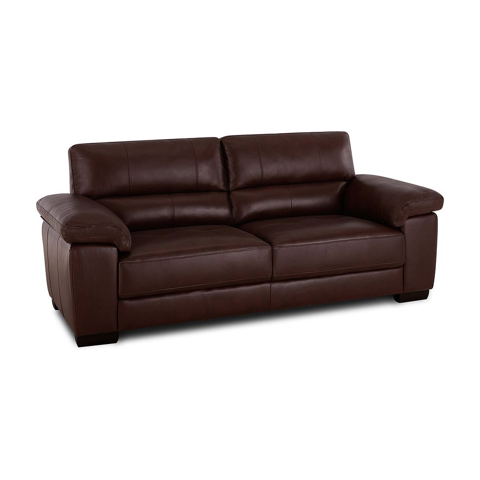Turin 3 Seater Sofa in Tan Leather 1