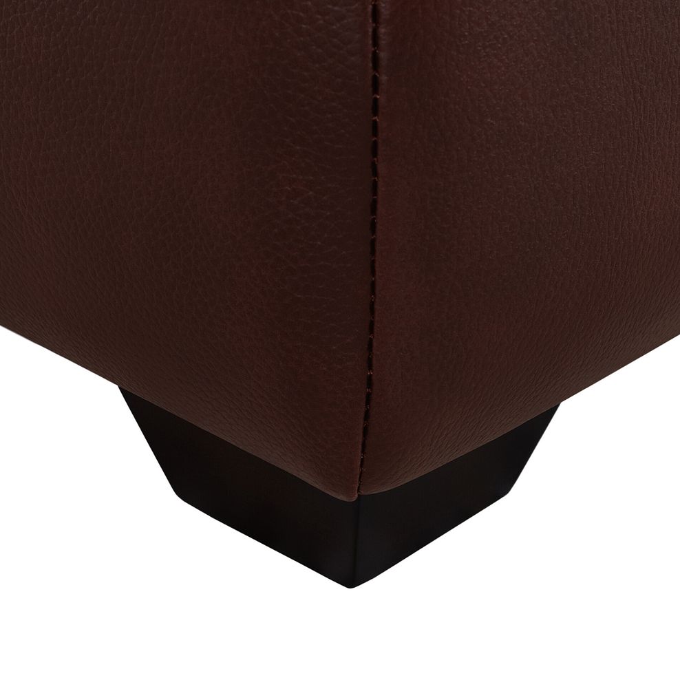 Turin Storage Footstool in Tan Leather 5