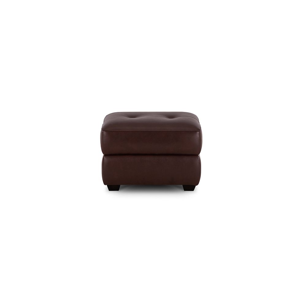 Turin Storage Footstool in Tan Leather Thumbnail 2
