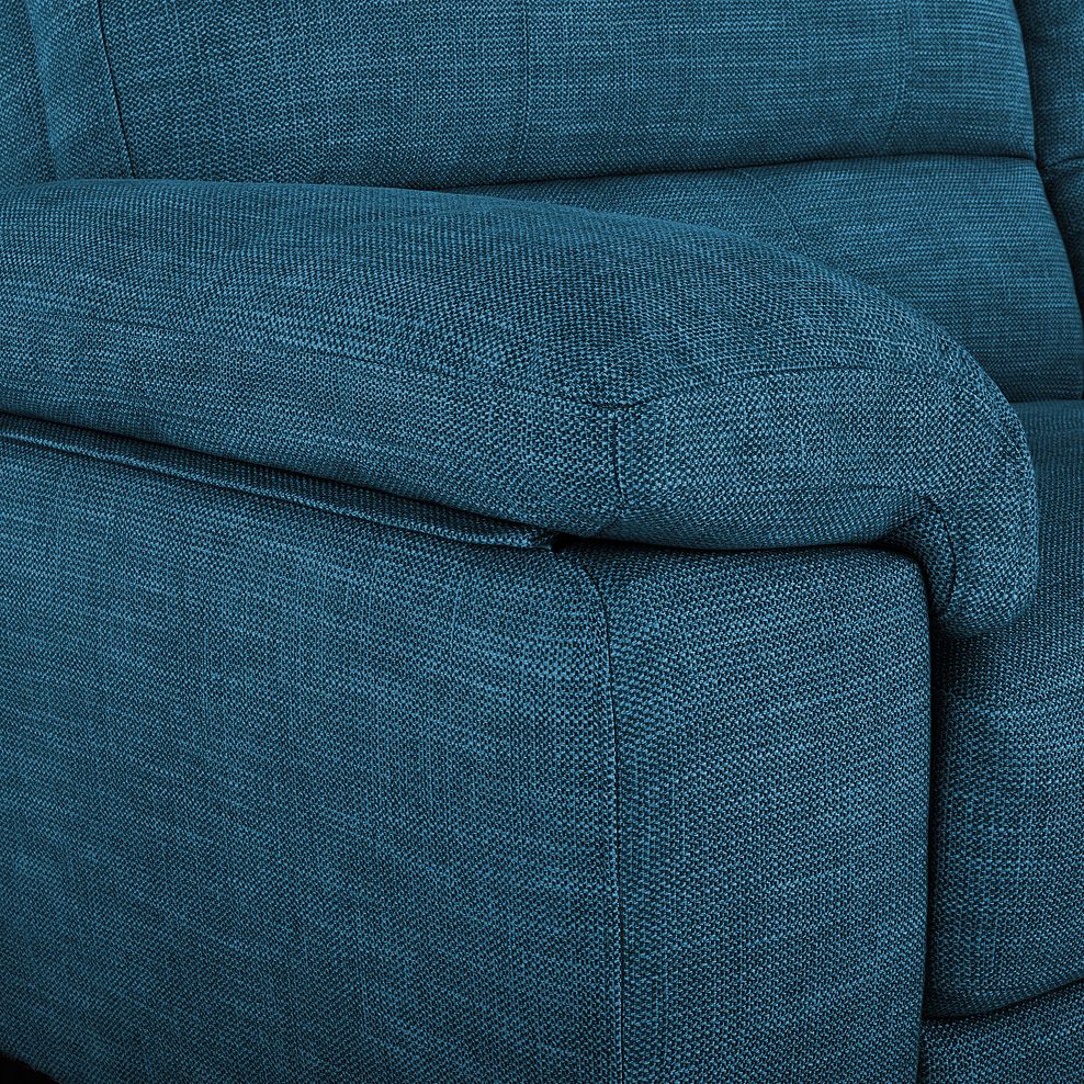Turin 2 Seater Sofa in Piero Teal Fabric 5