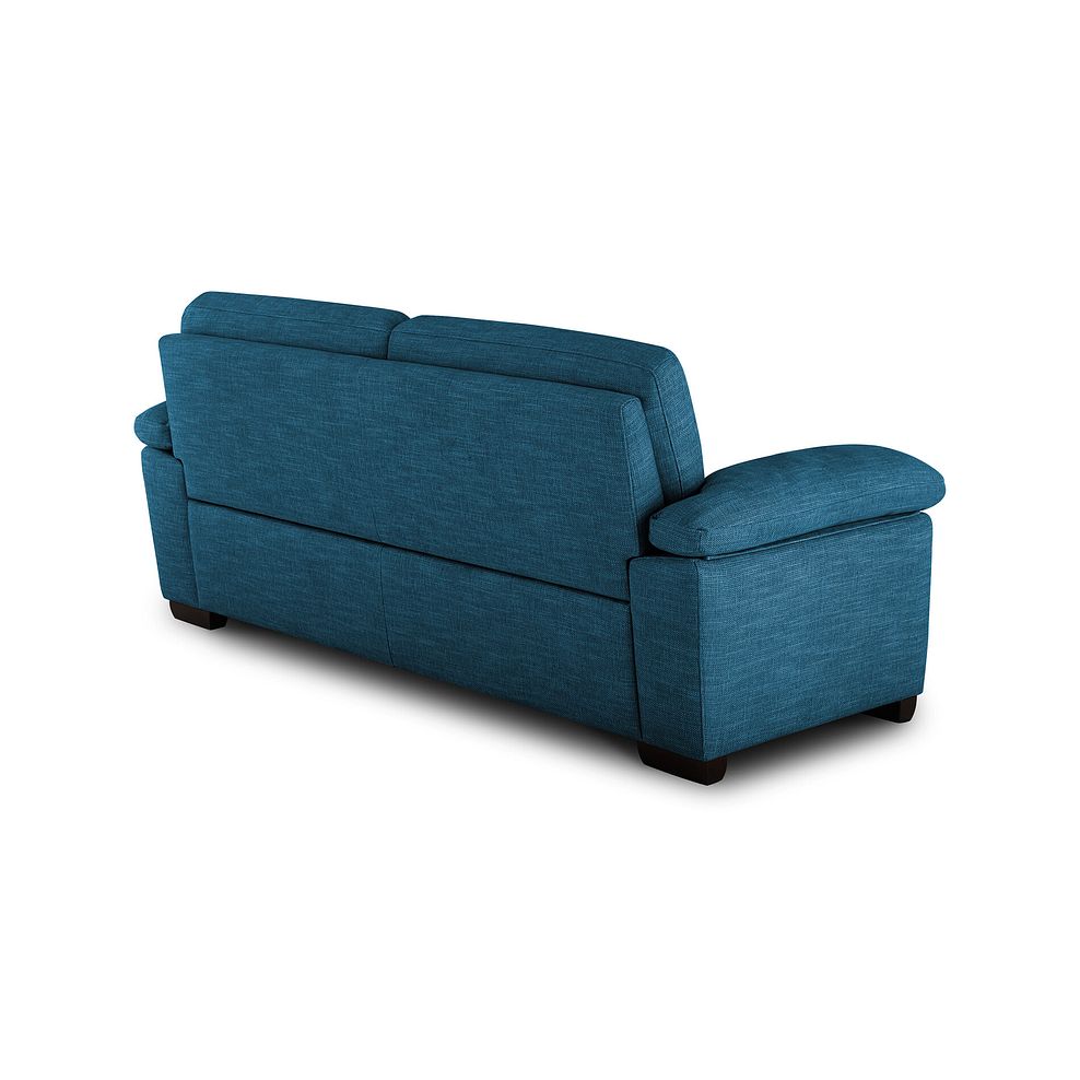 Turin 3 Seater Sofa in Piero Teal Fabric 3