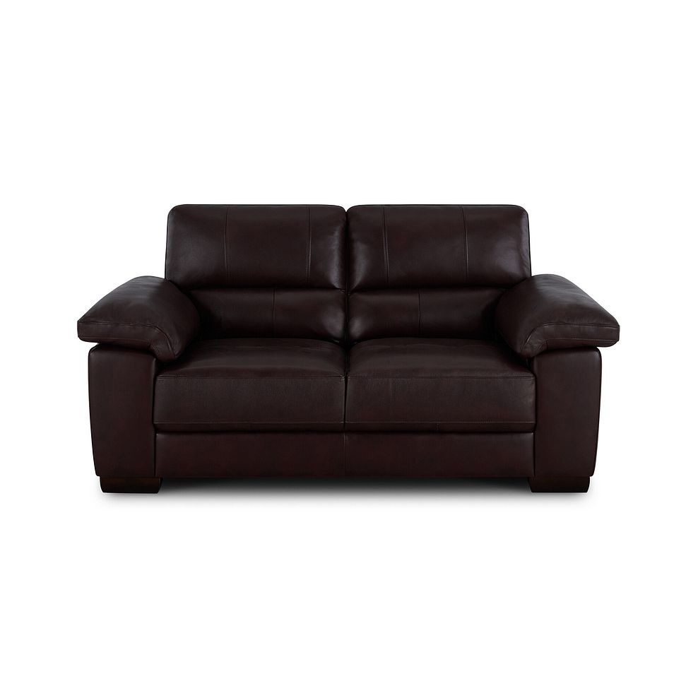 Turin 2 Seater Sofa in Two Tone Brown Leather 4