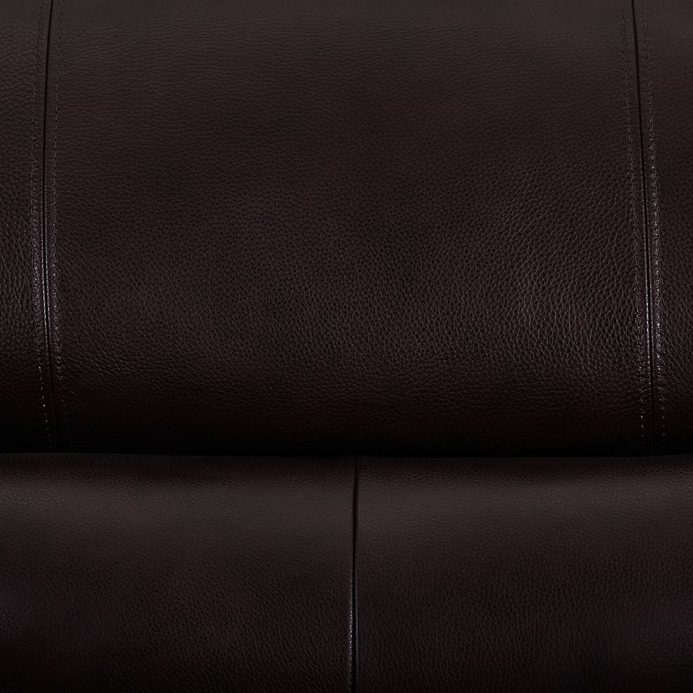 Turin Armchair in Two Tone Brown Leather 10