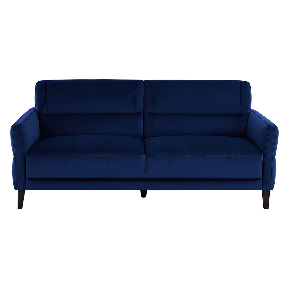 Vittoria 3 Seater Sofa in Blue fabric 2