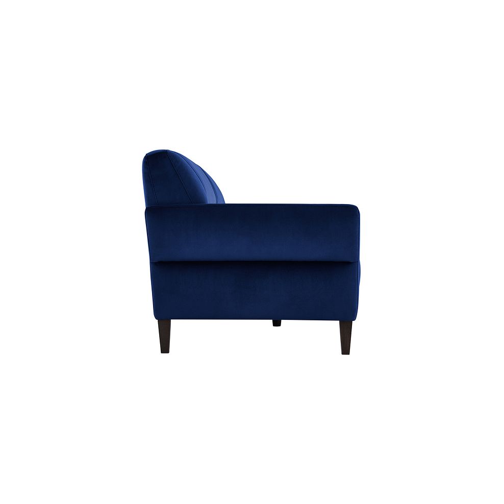 Vittoria 3 Seater Sofa in Blue fabric Thumbnail 4