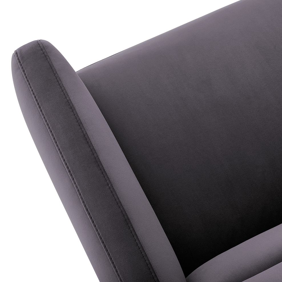 Vittoria 3 Seater Sofa in Grey fabric 6