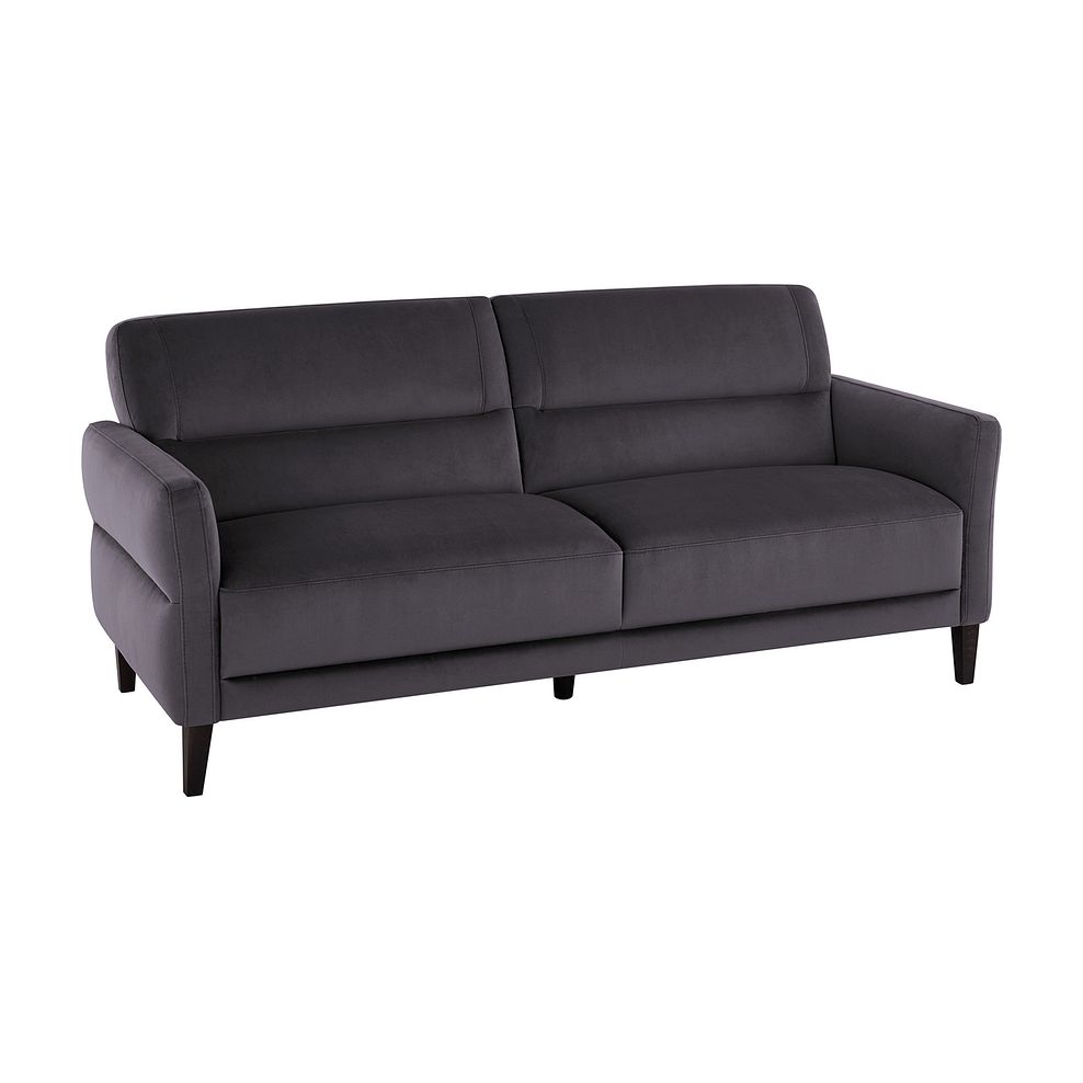 Vittoria 3 Seater Sofa in Grey fabric 1