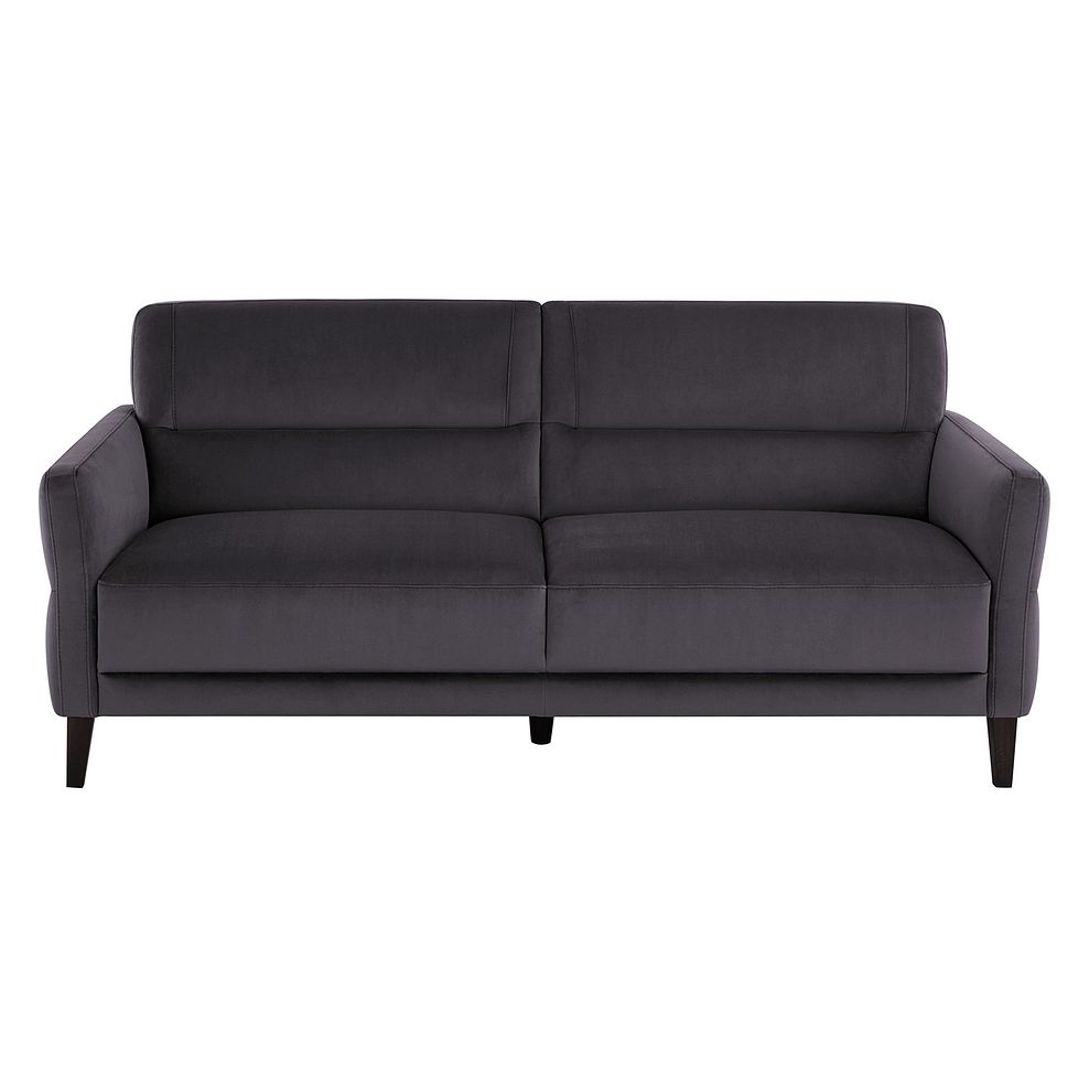 Vittoria 3 Seater Sofa in Grey fabric Thumbnail 2