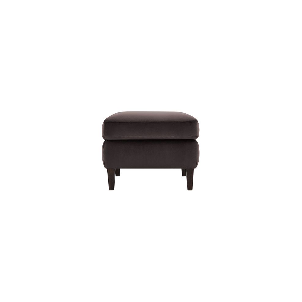 Vittoria Storage Footstool in Mink fabric 6