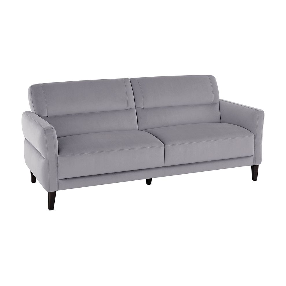 Vittoria 3 Seater Sofa in Silver fabric