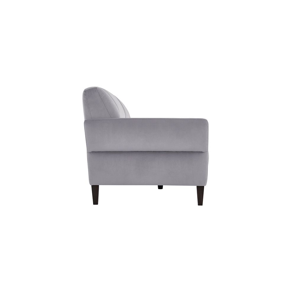 Vittoria 3 Seater Sofa in Silver fabric Thumbnail 4