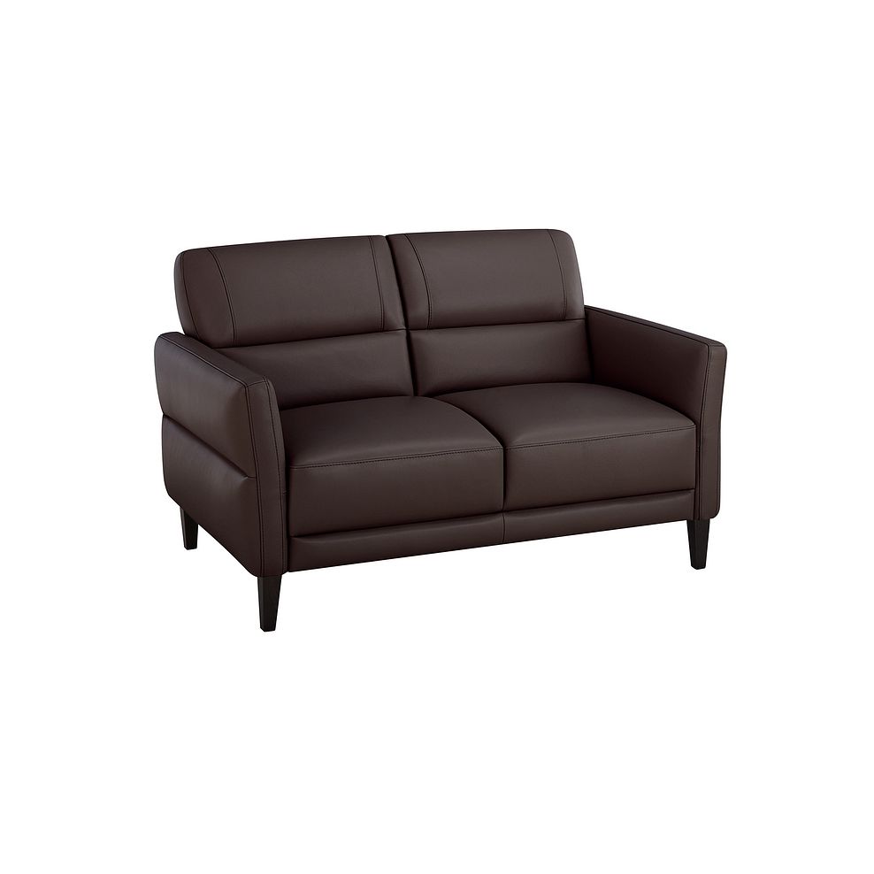 Vittoria 2 Seater Sofa in Taupe Leather 1