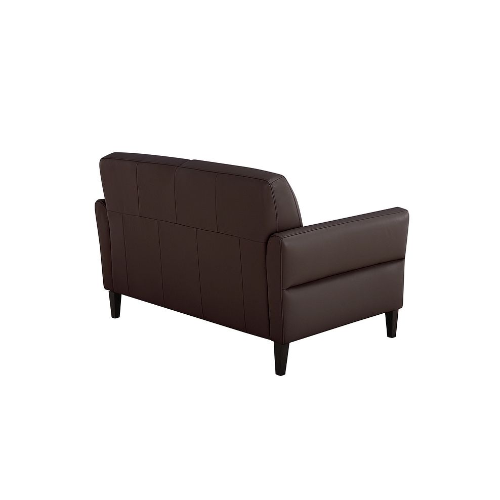 Vittoria 2 Seater Sofa in Taupe Leather Thumbnail 3