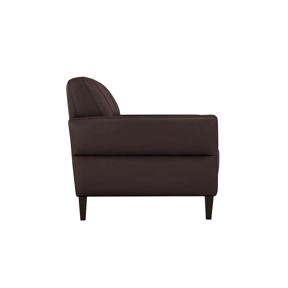 Vittoria 2 Seater Sofa in Taupe Leather Thumbnail 4