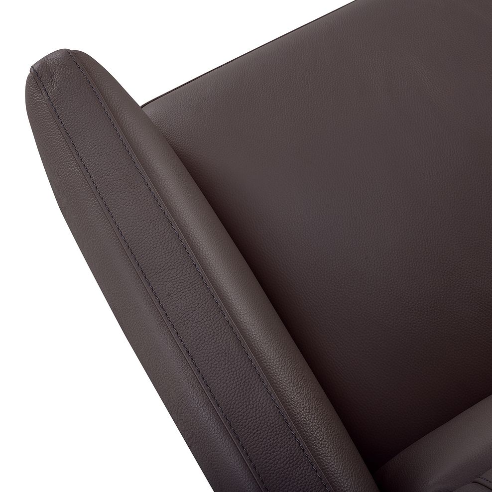 Vittoria 2 Seater Sofa in Taupe Leather 6