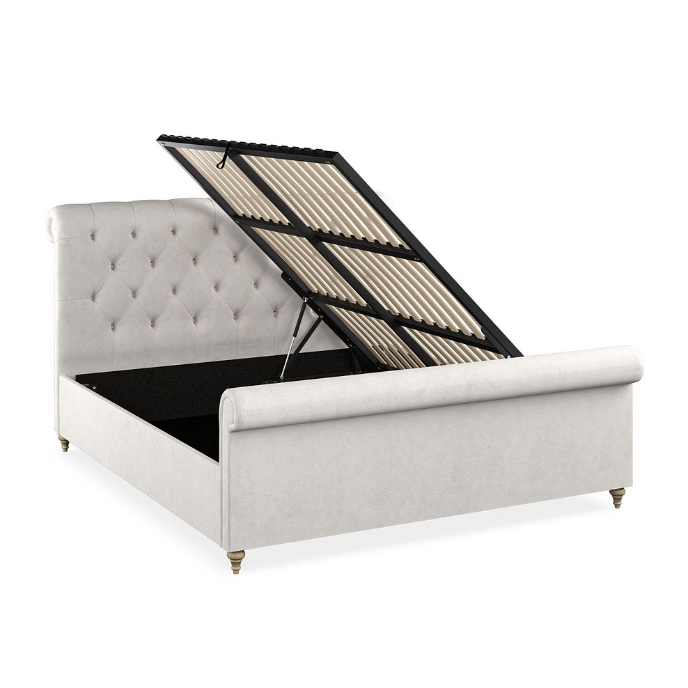 Warwick Super King-size Ottoman Storage Bed in Seoul Frost Fabric 3