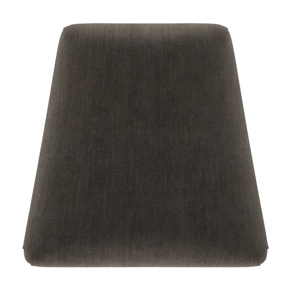 Waterfall Natural Solid Oak Chair with Verona Chocolate Fabric Seat 6