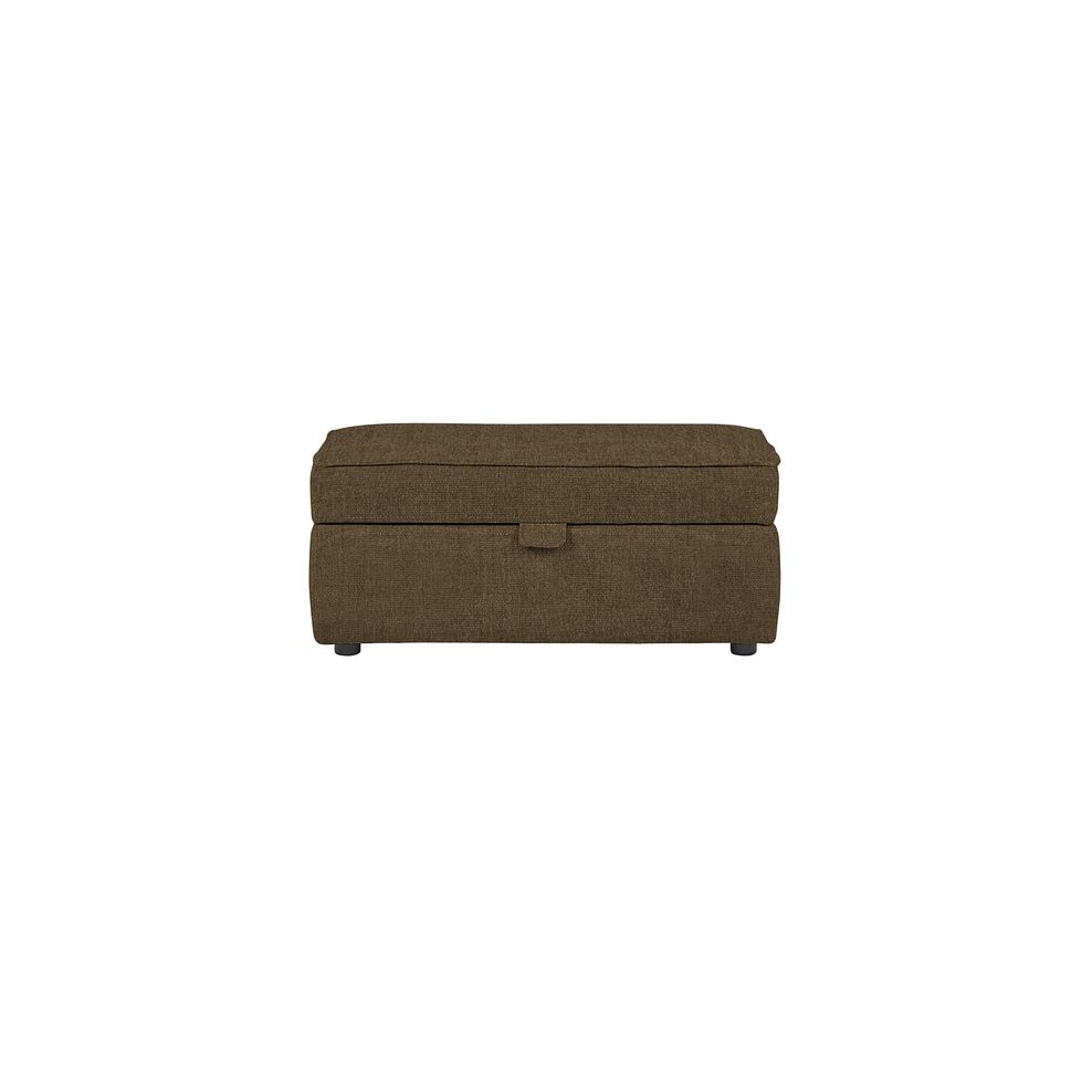 Willoughby Storage Footstool in Manolo Bark Fabric 2