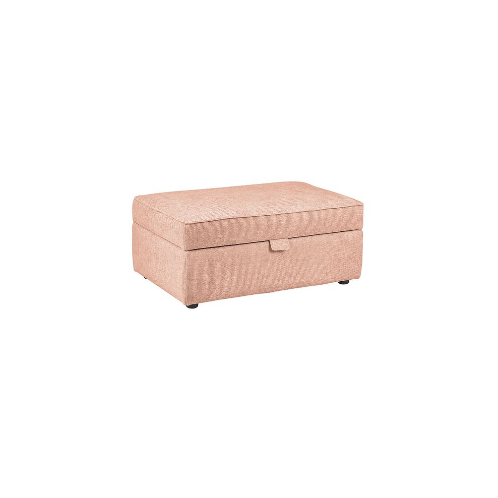 Willoughby Storage Footstool in Blush Fabric 1