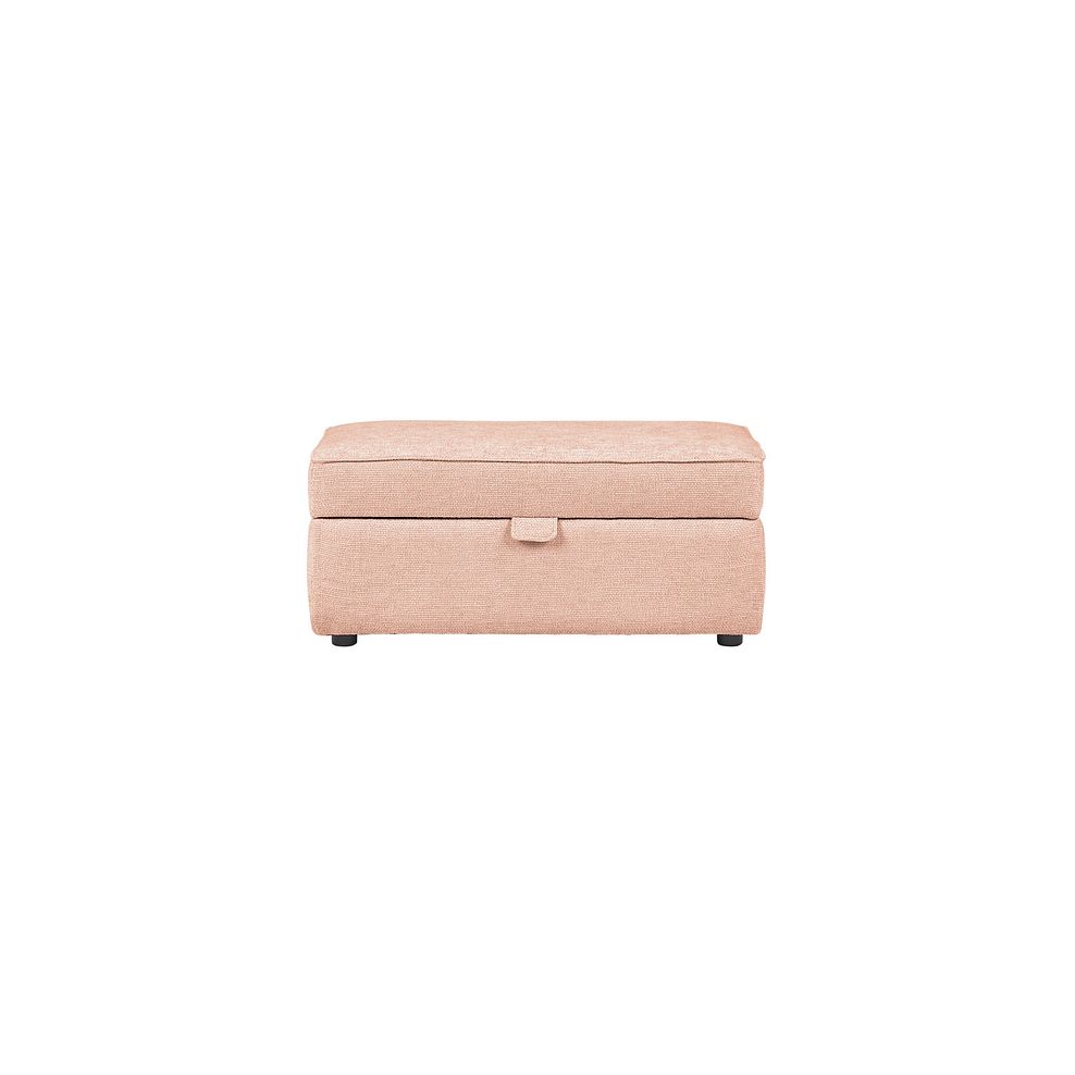 Willoughby Storage Footstool in Blush Fabric 2