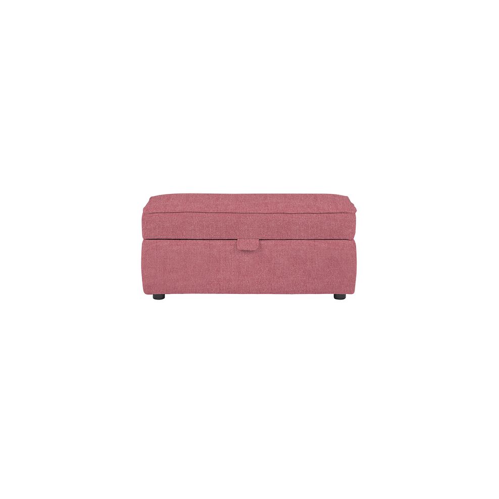 Willoughby Storage Footstool in Manolo Blush Fabric 2