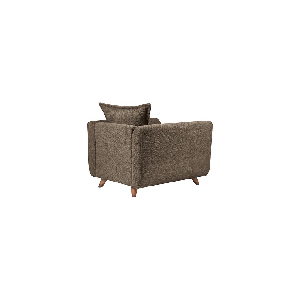 Willoughby Armchair in Cocoa Fabric 3