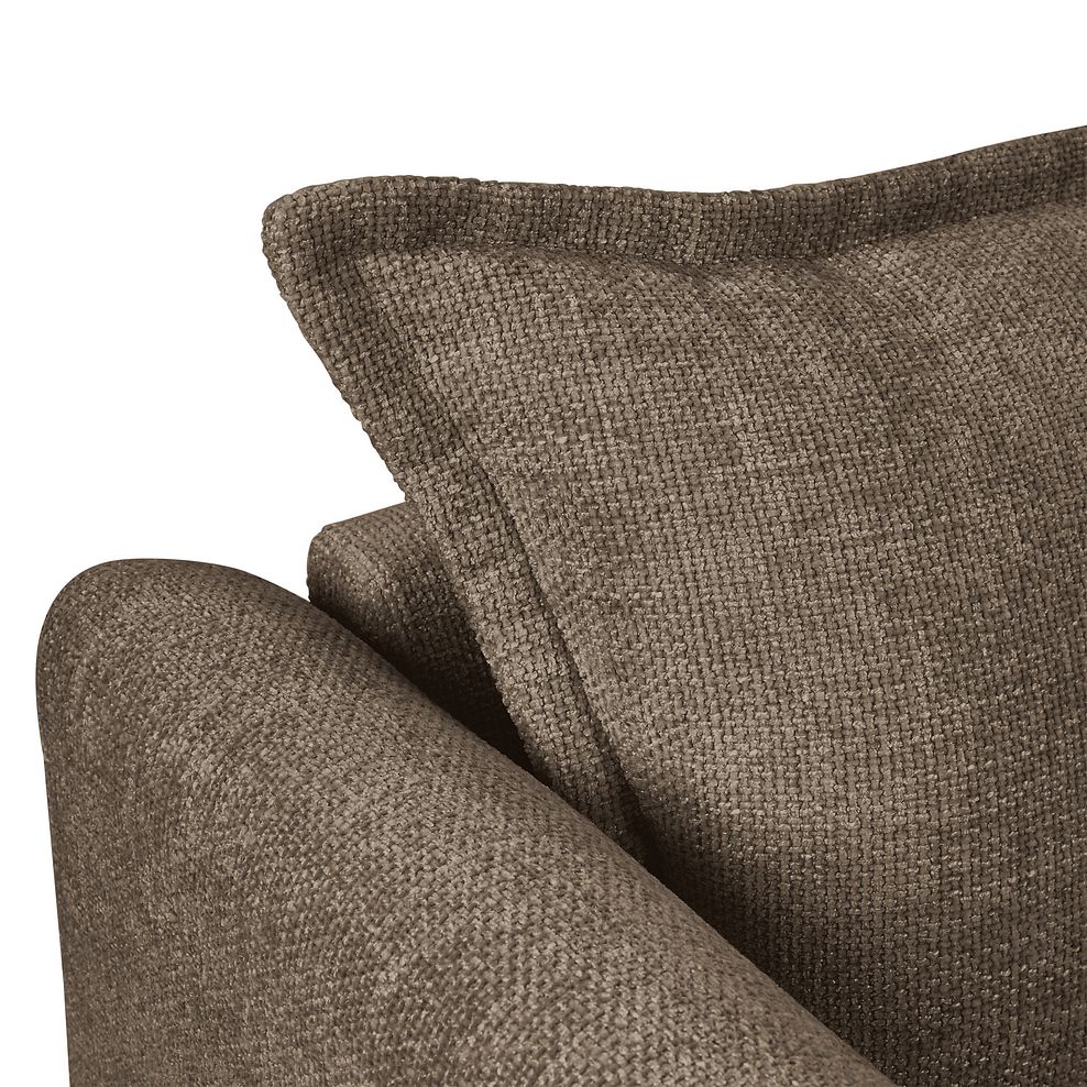 Willoughby Armchair in Cocoa Fabric 7