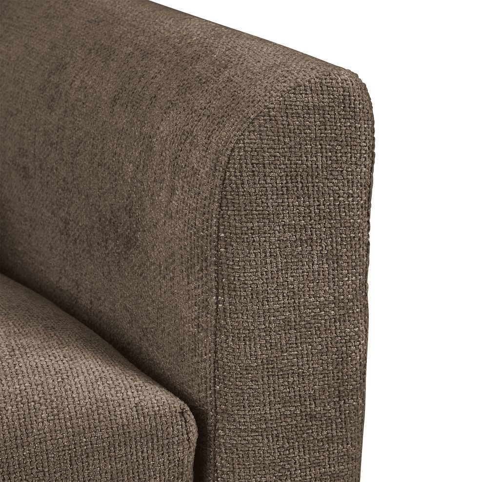 Willoughby Armchair in Cocoa Fabric 8