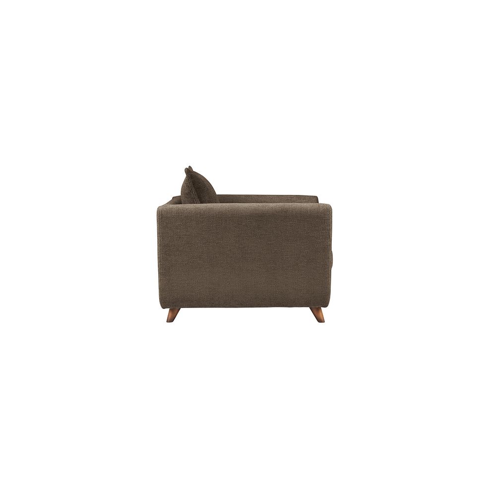 Willoughby Armchair in Cocoa Fabric 4
