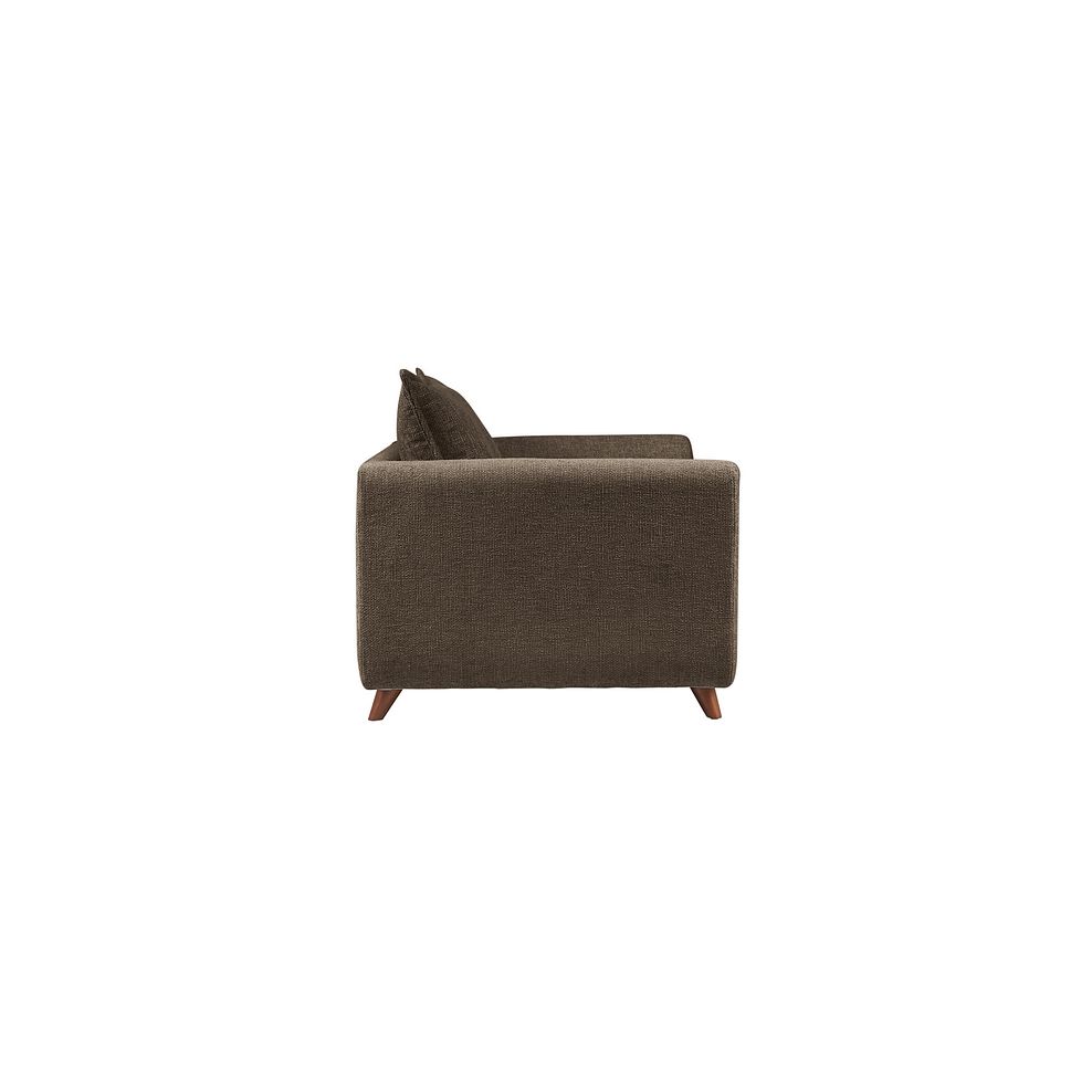 Willoughby High Back Loveseat in Cocoa Fabric 4