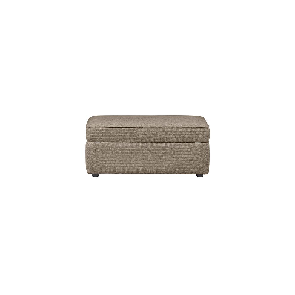 Willoughby Storage Footstool in Cocoa Fabric 4