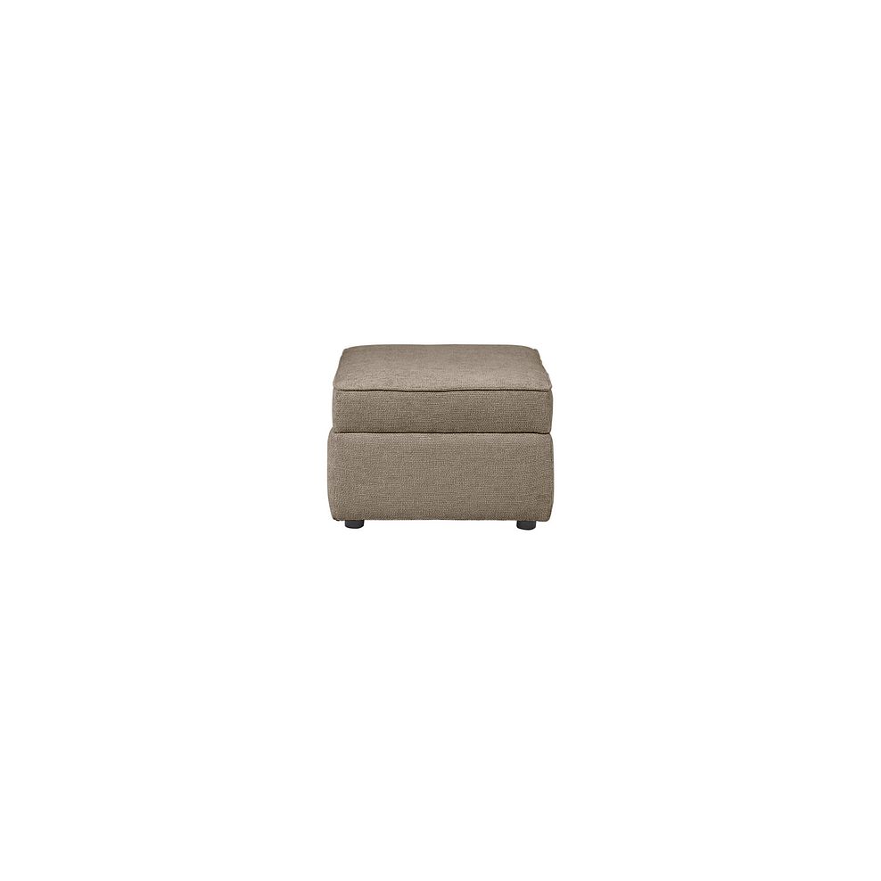 Willoughby Storage Footstool in Cocoa Fabric 5