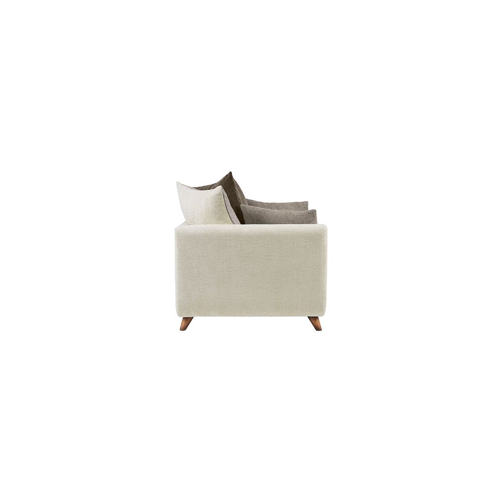 Willoughby 2 Seater Pillow Back Sofa in Cream Fabric 6