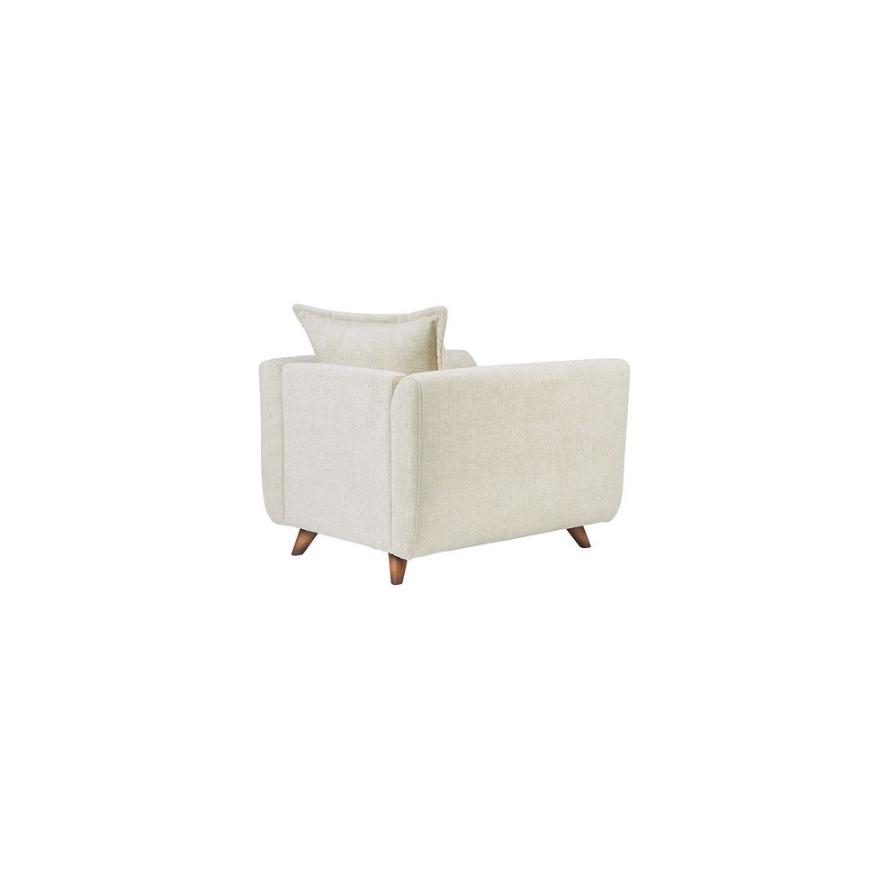 Willoughby Armchair in Cream Fabric Thumbnail 5