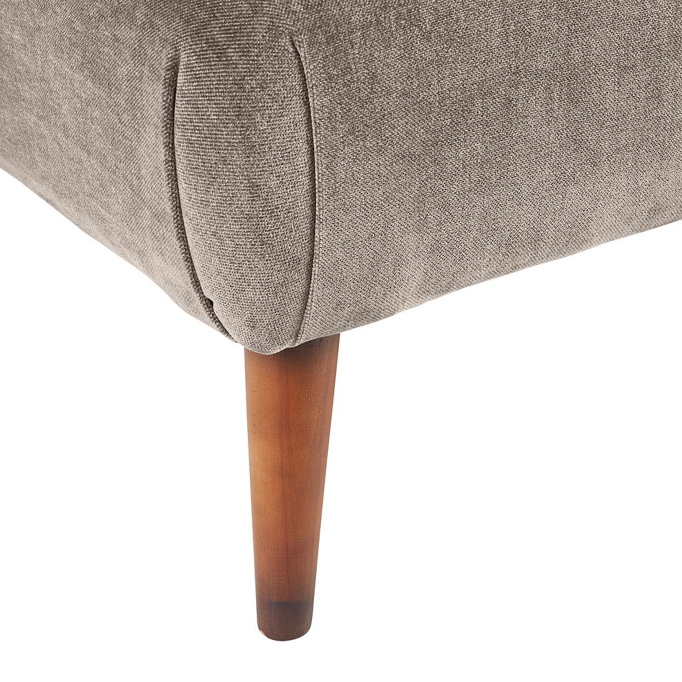 Willoughby Footstool in Manolo Latte Fabric Thumbnail 3