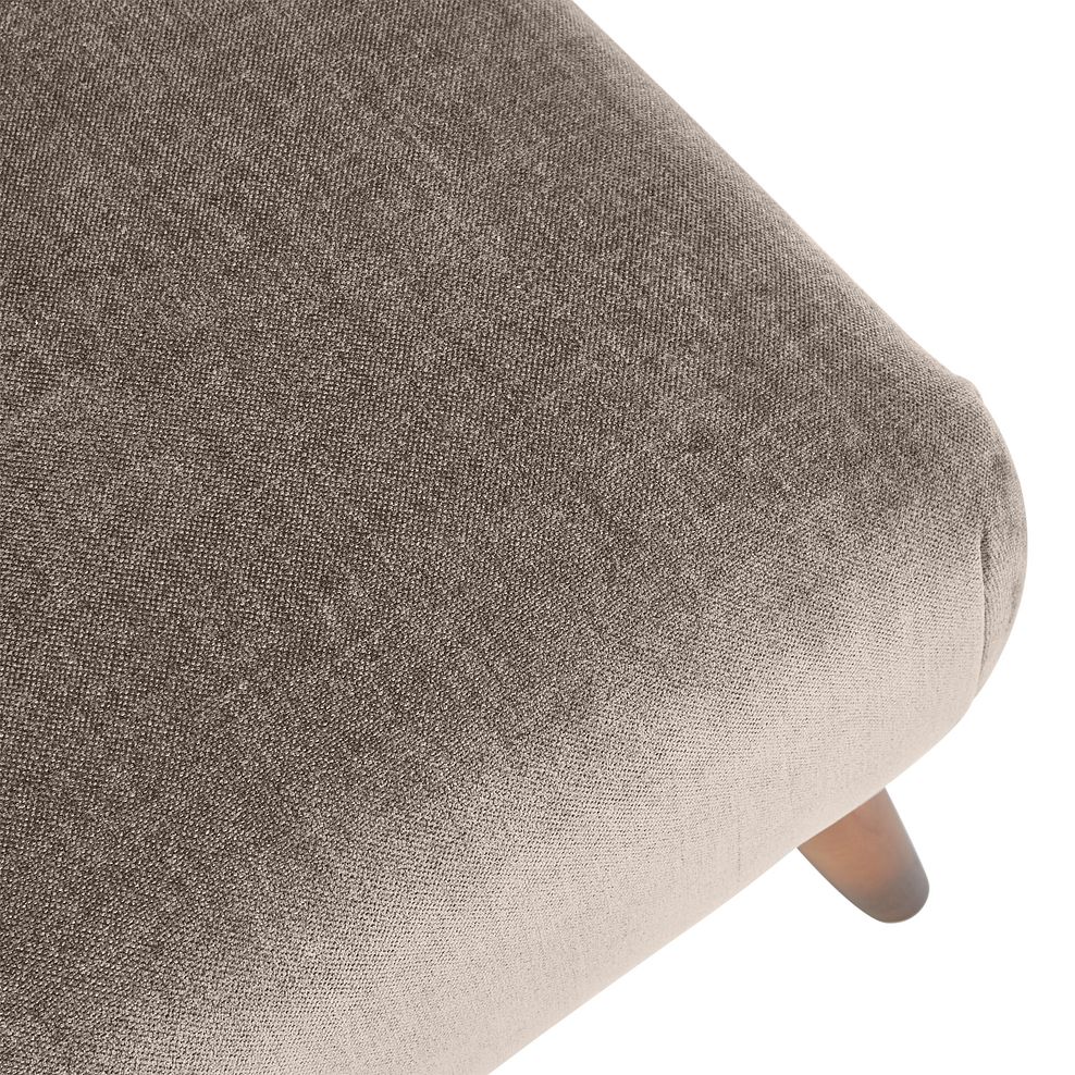 Willoughby Footstool in Manolo Latte Fabric 4