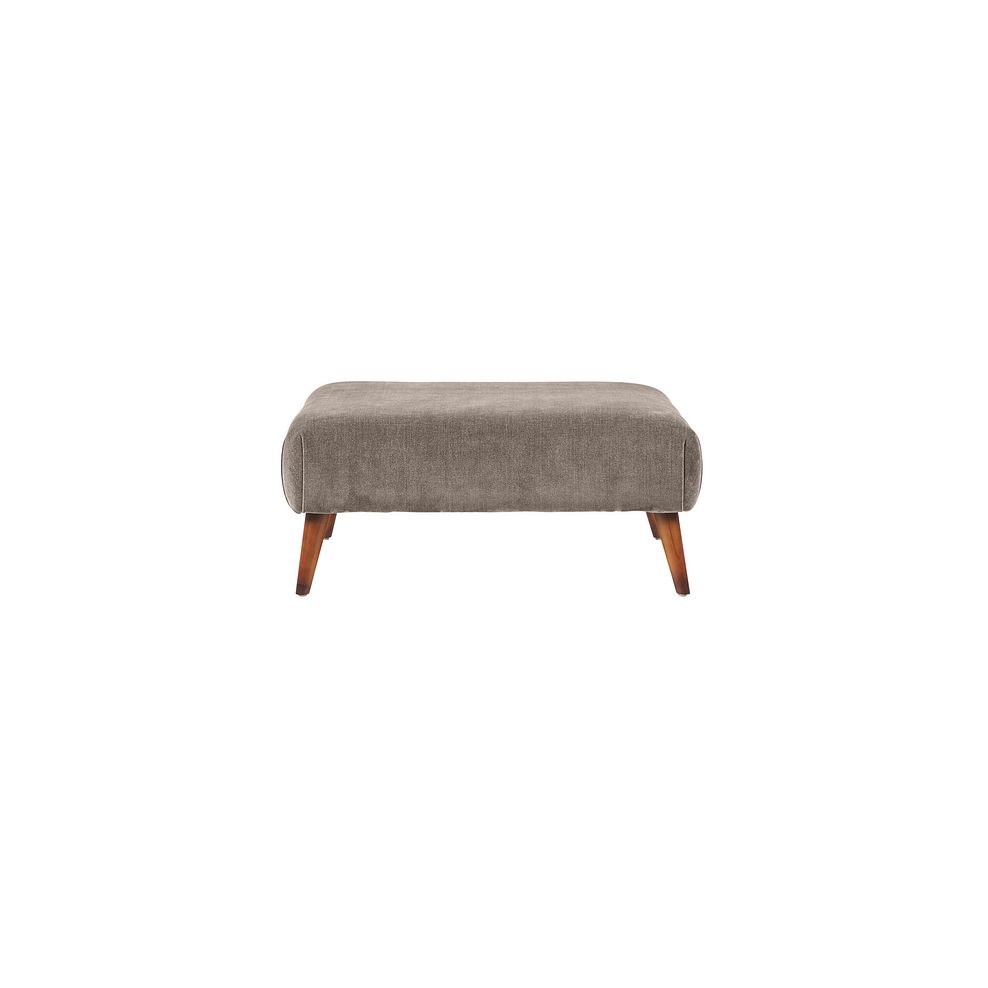 Willoughby Footstool in Manolo Latte Fabric Thumbnail 2