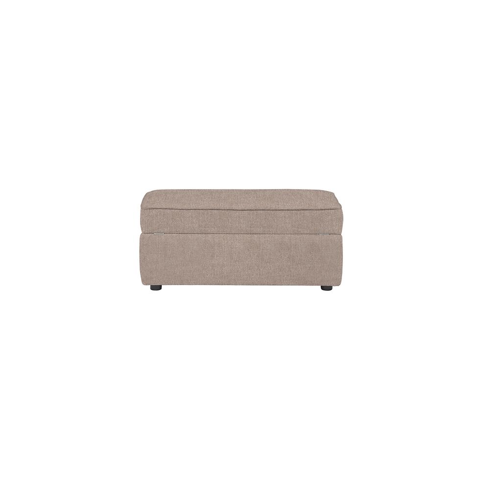 Willoughby Storage Footstool in Manolo Latte Fabric Thumbnail 4