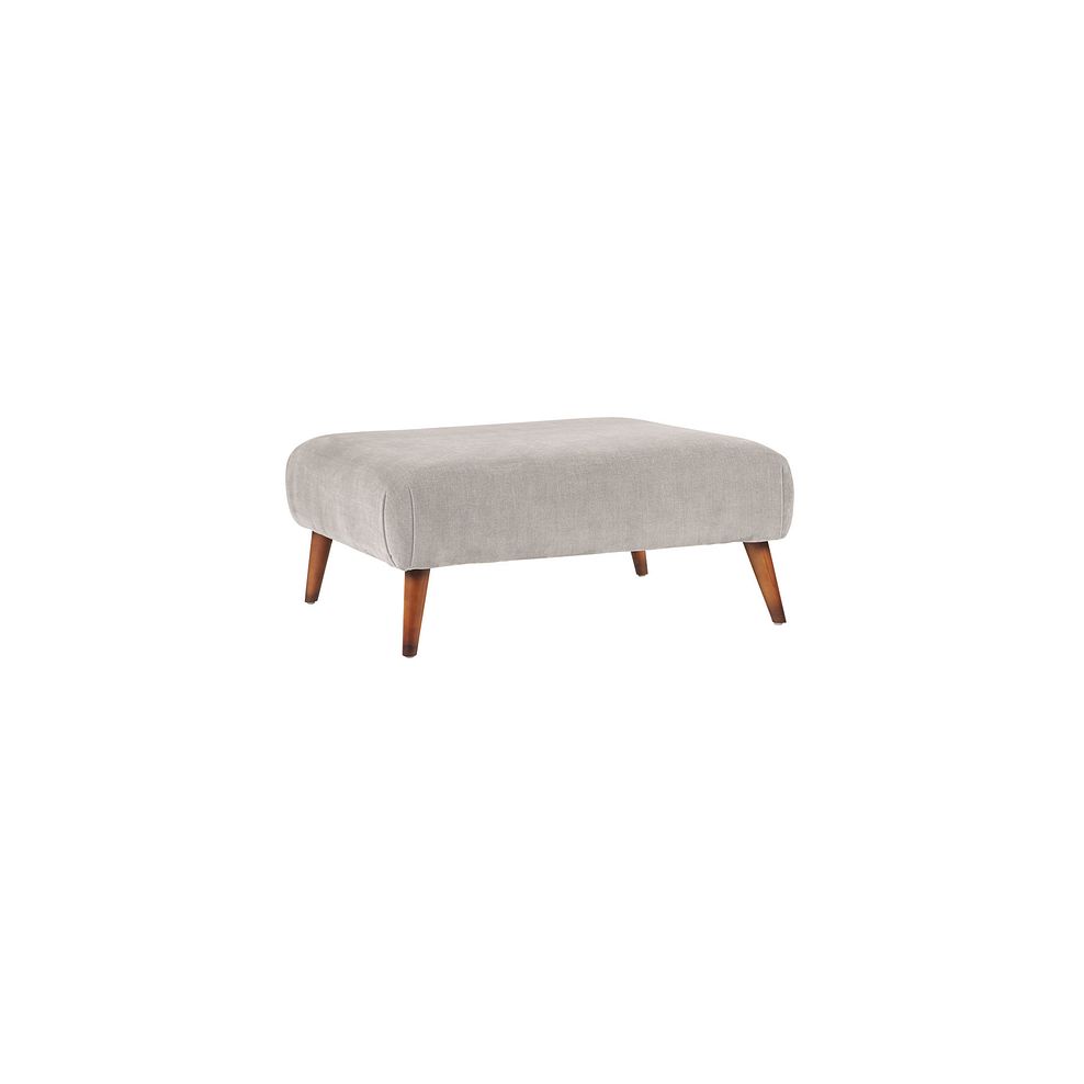 Willoughby Footstool in Manolo Marble Fabric 1