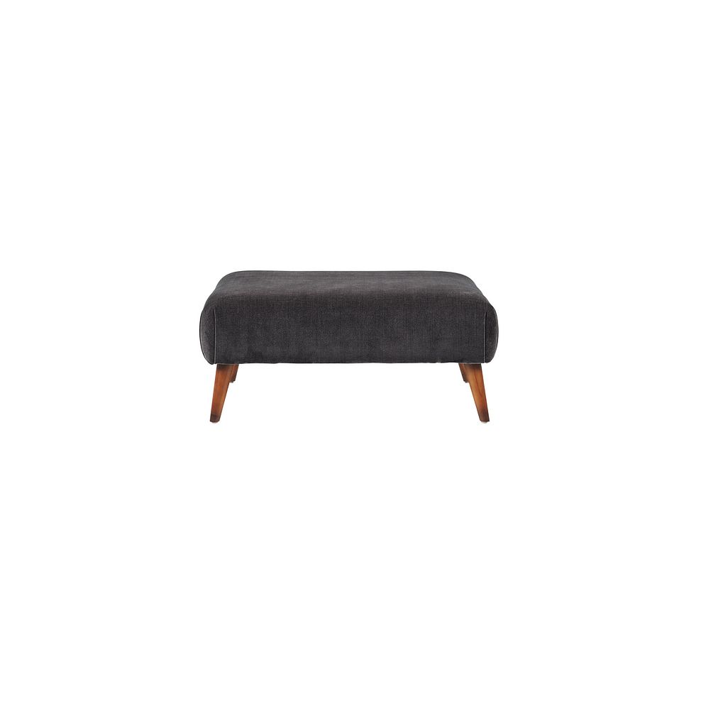 Willoughby Footstool in Manolo Mole Fabric 2