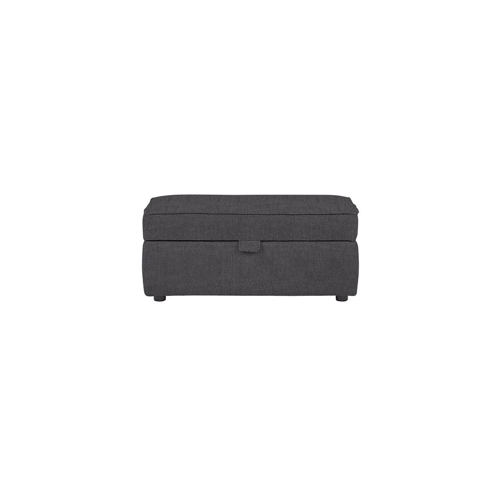 Willoughby Storage Footstool in Manolo Mole Fabric 2